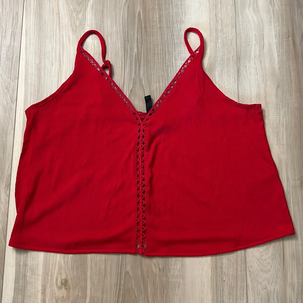 H&M Red Tank Top - Picture 1 of 5
